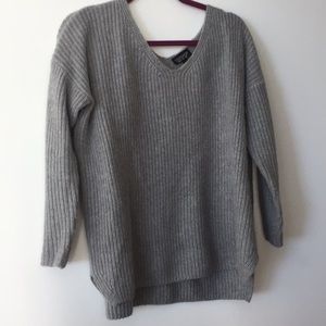 Topshop cozy wool gray sweater size US 2